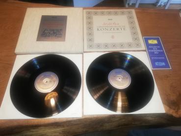 Johann Sebastian Bach 6 Brandenburgische Konzerte Karl Richter 1968 Archiv Produktion 104971/72 2LP Box Deutsche Pressung NM/NM